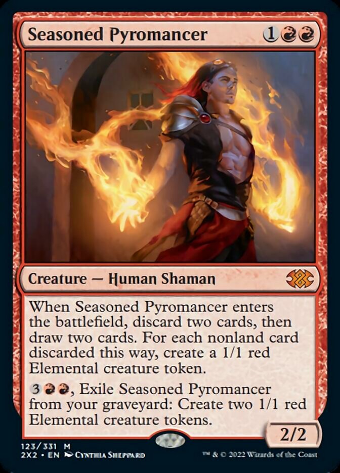 Seasoned Pyromancer [Double Masters 2022] | Card Citadel