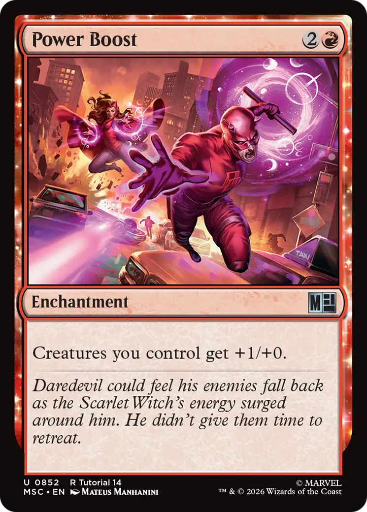 Power Boost (0852) [Marvel Super Heroes Commander] | Card Citadel