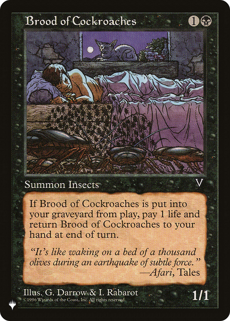 Brood of Cockroaches [The List Reprints] | Card Citadel