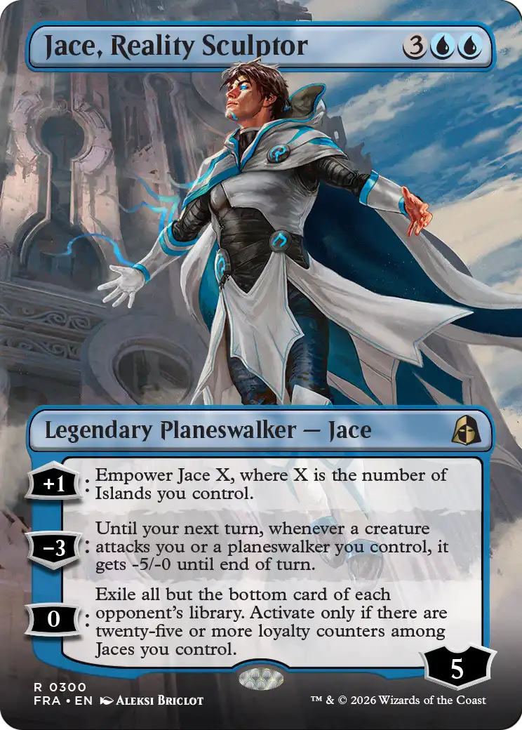 Jace, Reality Sculptor (Borderless) [Reality Fracture] | Card Citadel