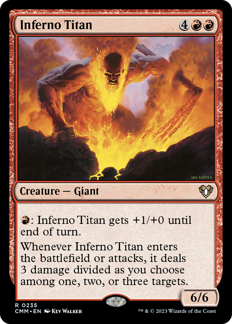 Inferno Titan [Commander Masters] | Card Citadel