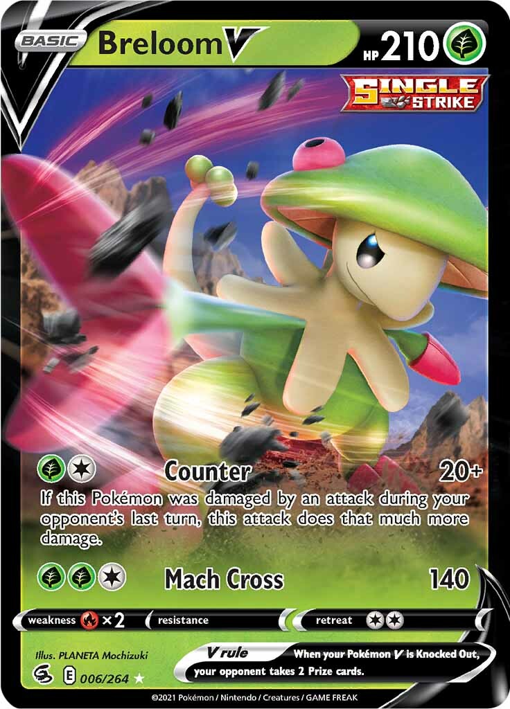 Breloom V (006/264) [Sword & Shield: Fusion Strike] | Card Citadel