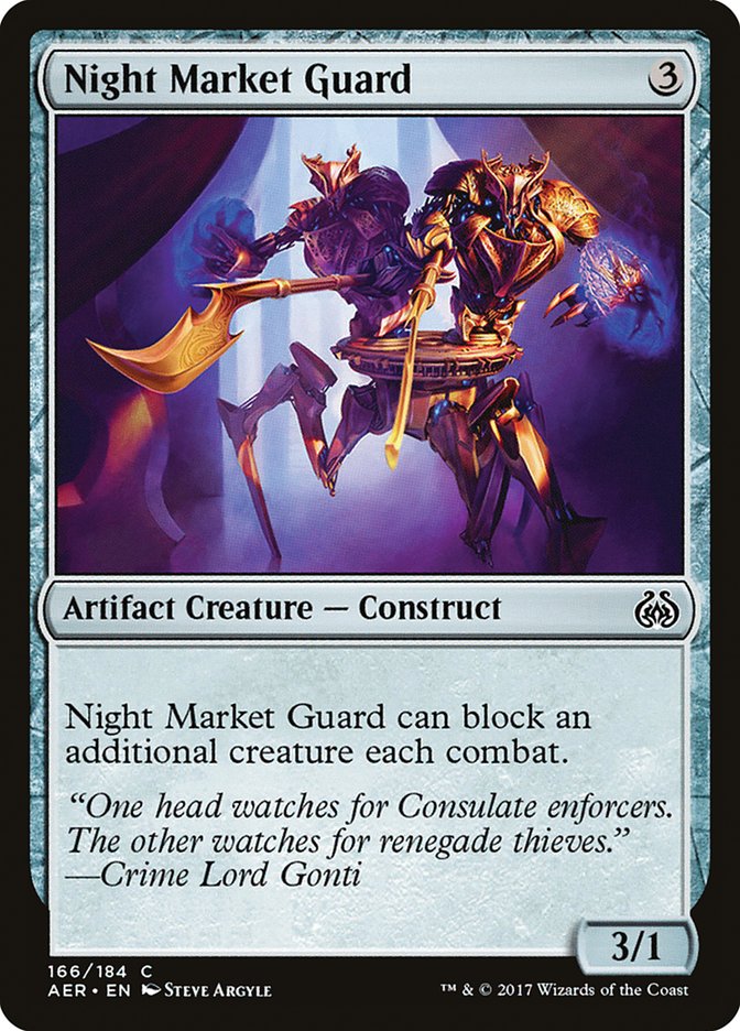 Night Market Guard [Aether Revolt] | Card Citadel