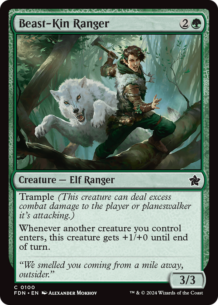 Beast-Kin Ranger [Foundations] | Card Citadel