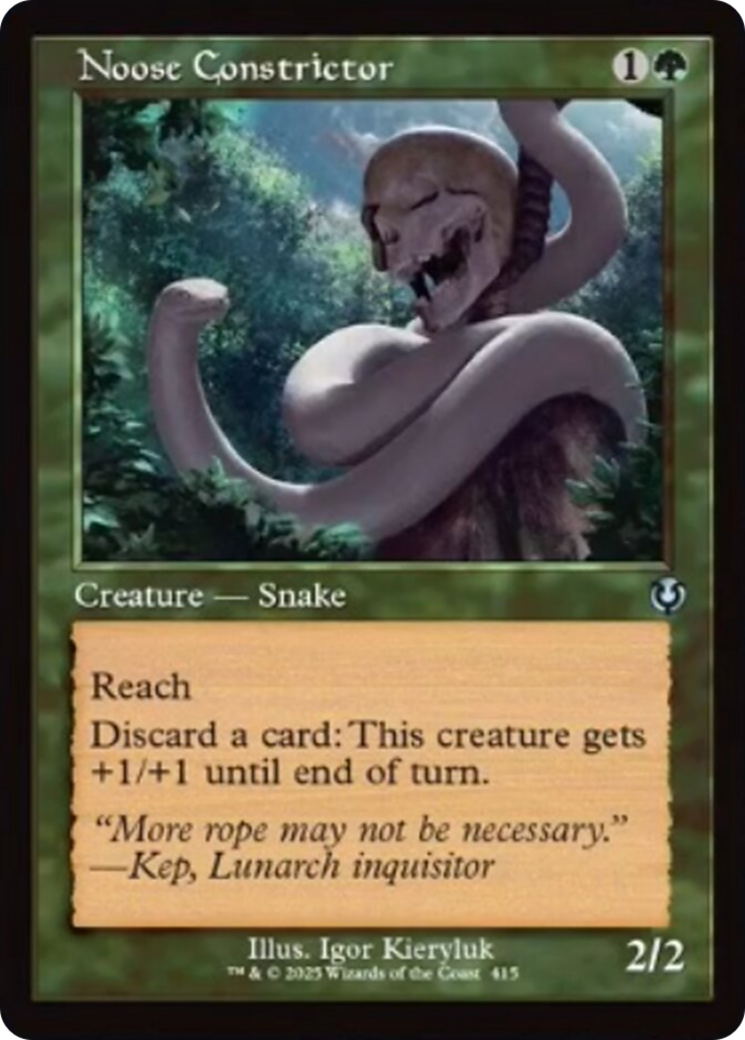 Noose Constrictor (Retro Frame) [Innistrad Remastered] | Card Citadel