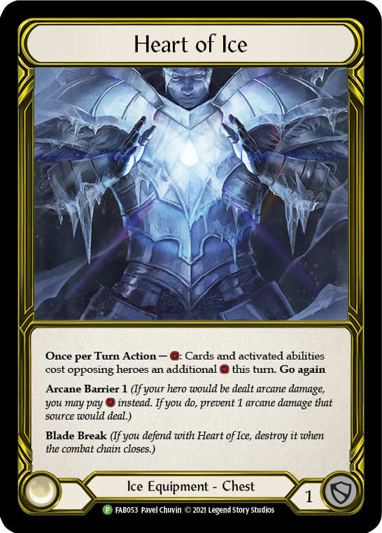 Heart of Ice (Golden) [FAB053] (Promo)  Cold Foil | Card Citadel