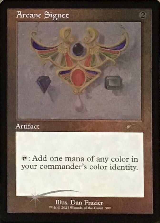 Arcane Signet (Retro) (Foil Etched) [Secret Lair Drop Promos] | Card Citadel