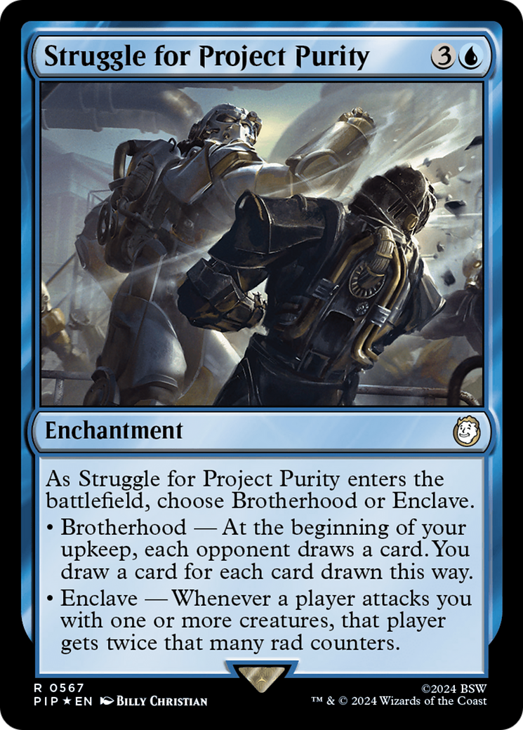 Struggle for Project Purity (Surge Foil) [Fallout] | Card Citadel