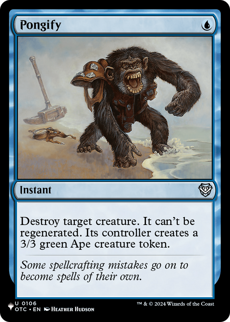 Pongify (OTC) [The List] | Card Citadel