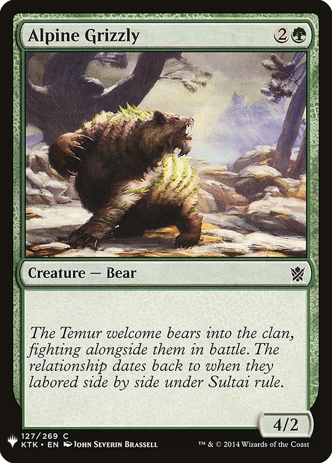 Alpine Grizzly [Mystery Booster] | Card Citadel