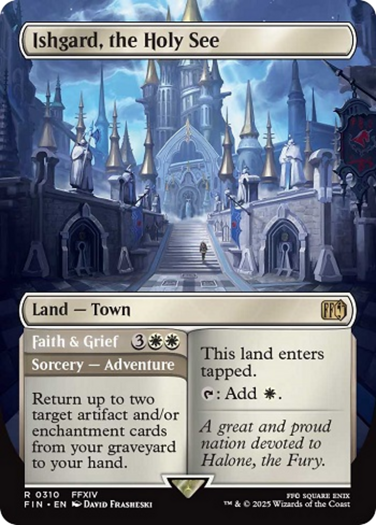 Ishgard, the Holy See (Borderless) [FINAL FANTASY] | Card Citadel