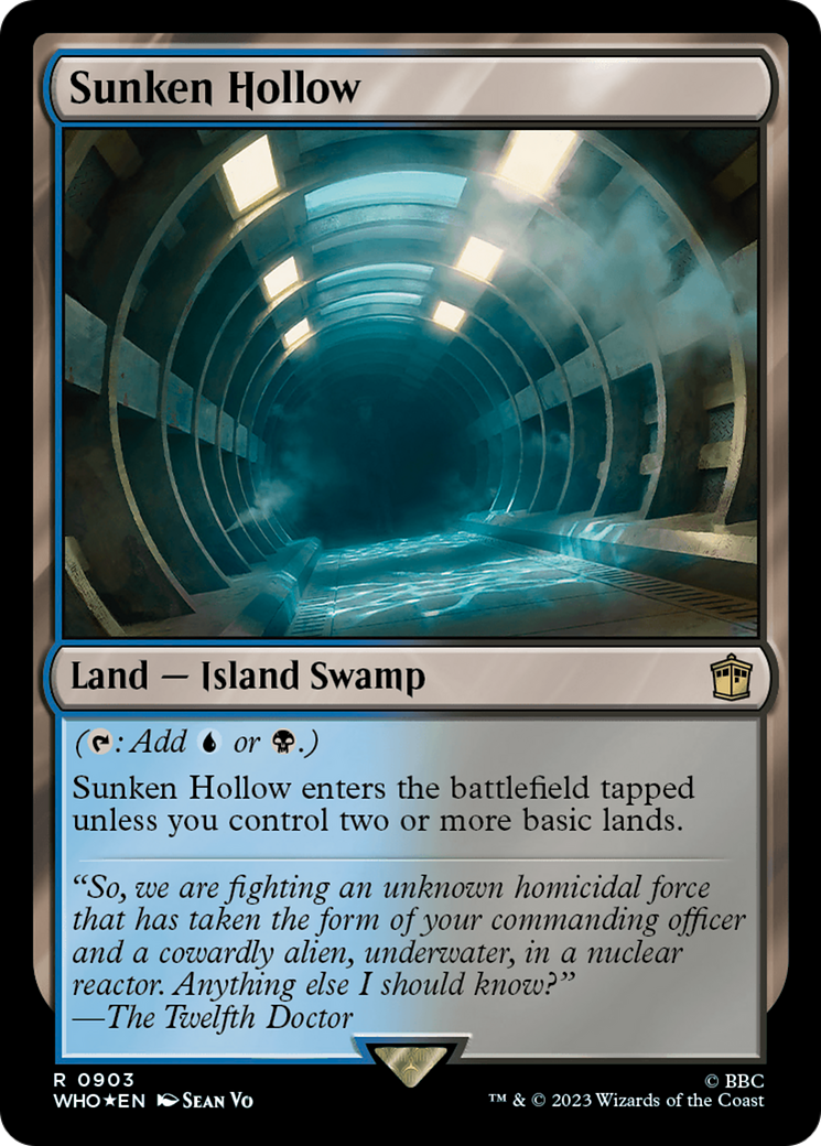 Sunken Hollow (Surge Foil) [Doctor Who] | Card Citadel