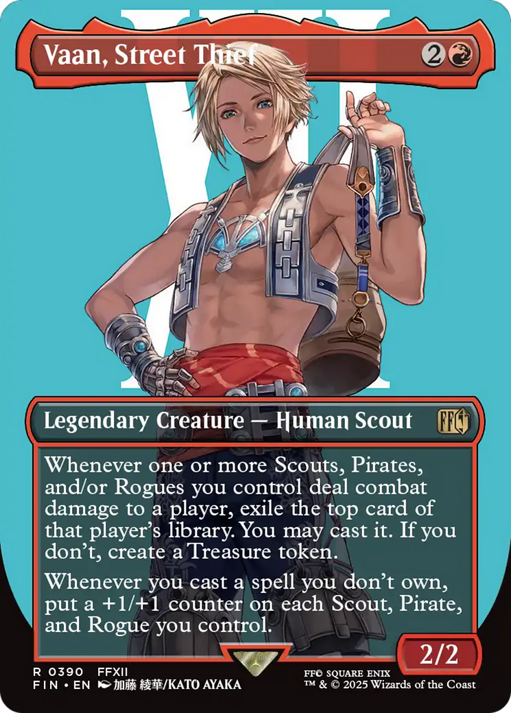Vaan, Street Thief (Borderless) [FINAL FANTASY] | Card Citadel