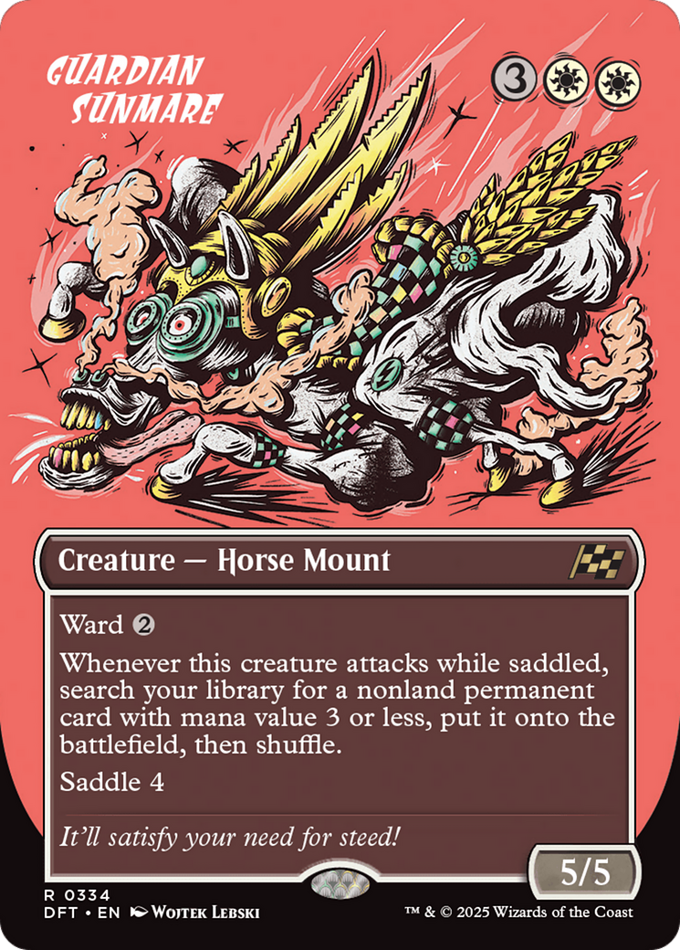 Guardian Sunmare (Borderless) [Aetherdrift] | Card Citadel