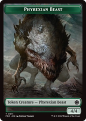 Thopter // Phyrexian Germ Double-Sided Token [Foundations Commander Tokens] | Card Citadel