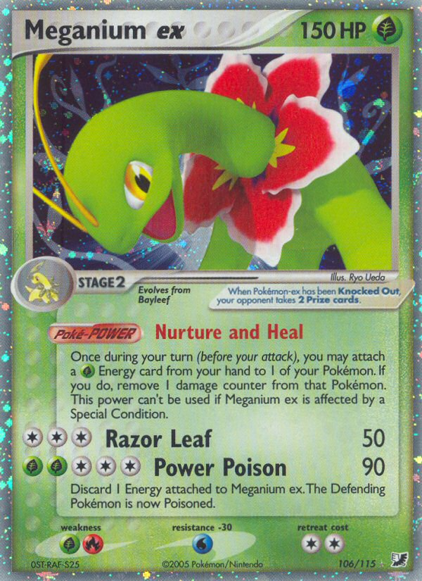 Meganium ex (106/115) [EX: Unseen Forces] | Card Citadel