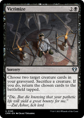 Victimize [Commander Masters] | Card Citadel