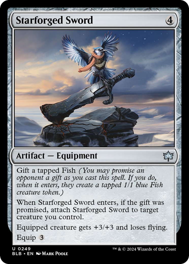 Starforged Sword [Bloomburrow] | Card Citadel