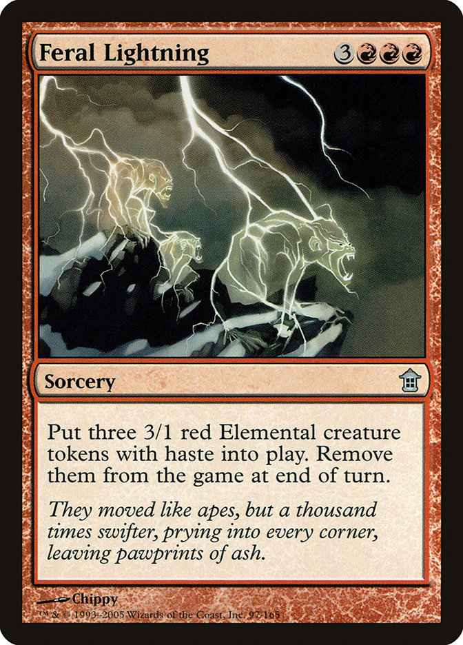 Feral Lightning [Saviors of Kamigawa] | Card Citadel