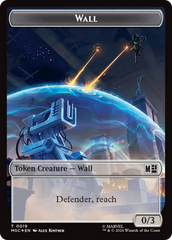 Wall (019) // Merfolk (024) Double-Sided Token (Surge Foil) [Marvel Super Heroes Commander Tokens] | Card Citadel