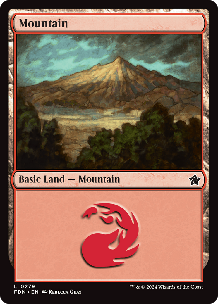 Mountain (0279) [Foundations] | Card Citadel