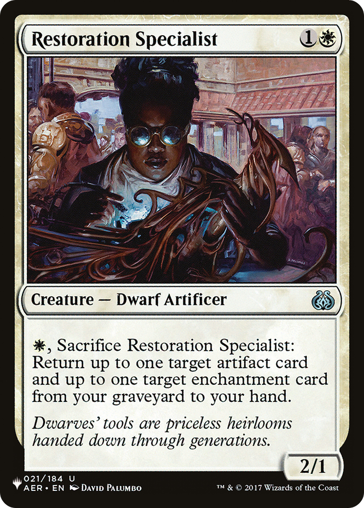 Restoration Specialist [The List Reprints] | Card Citadel