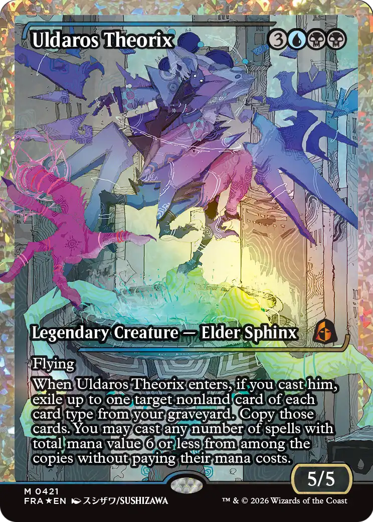 Uldaros Theorix (Showcase) (Fracture Foil) (0421) [Reality Fracture] | Card Citadel