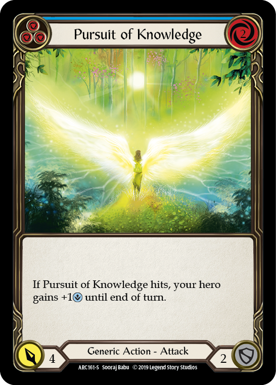 Pursuit of Knowledge [ARC161-S] (Arcane Rising)  1st Edition Normal | Card Citadel