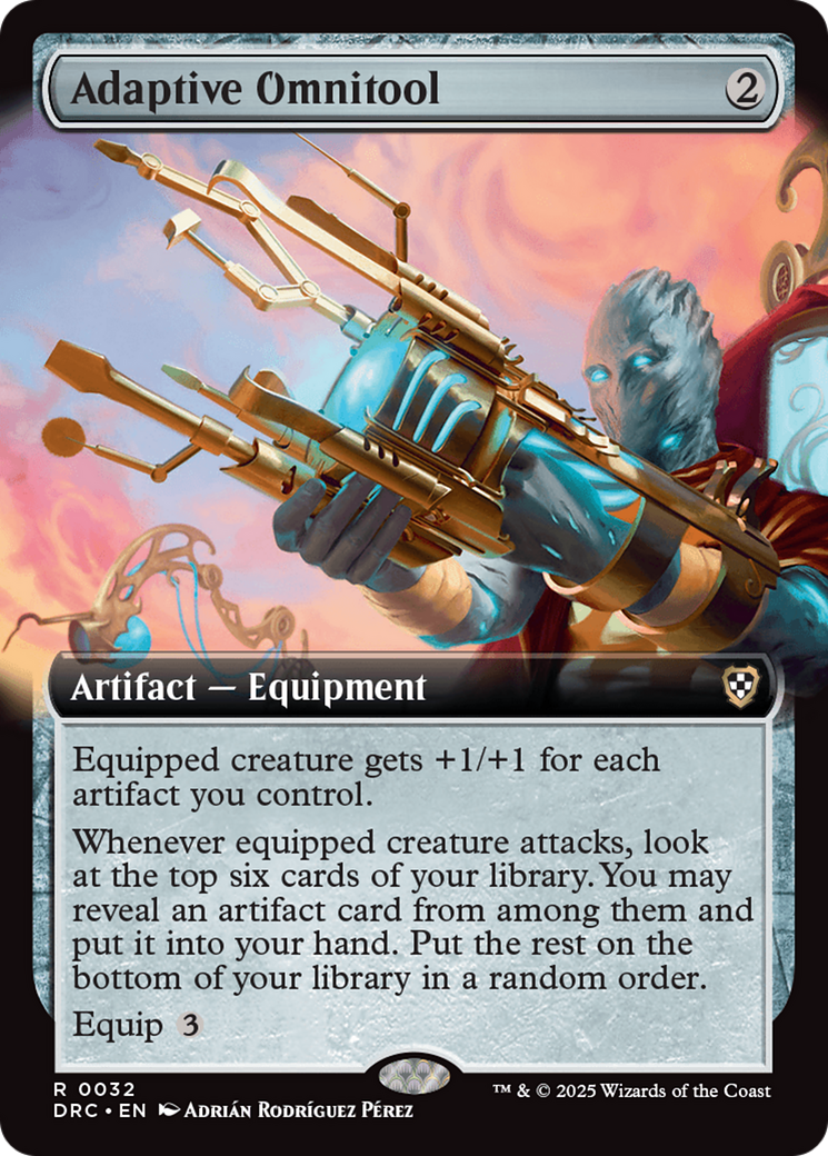 Adaptive Omnitool (Extended Art) [Aetherdrift Commander] | Card Citadel