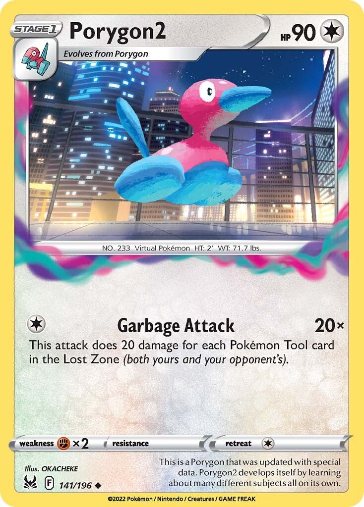 Porygon2 (141/196) [Sword & Shield: Lost Origin] | Card Citadel