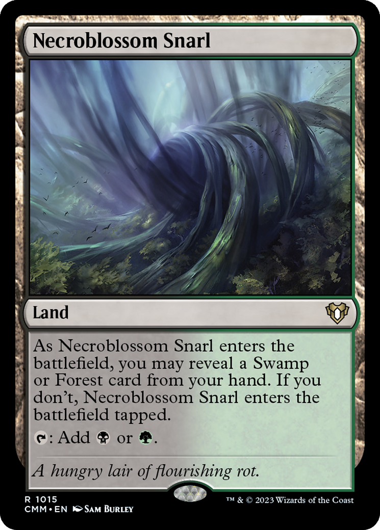Necroblossom Snarl [Commander Masters] | Card Citadel