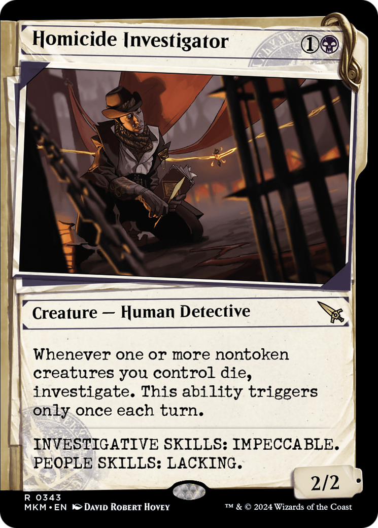 Homicide Investigator (Showcase) [Murders at Karlov Manor] | Card Citadel