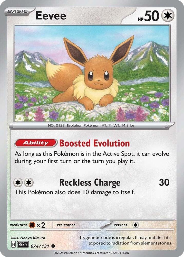 Eevee (074/131) [Scarlet & Violet: Prismatic Evolutions] | Card Citadel