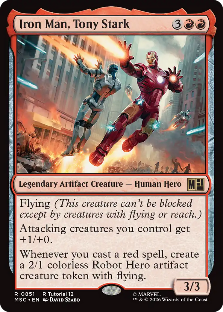 Iron Man, Tony Stark (0851) [Marvel Super Heroes Commander] | Card Citadel