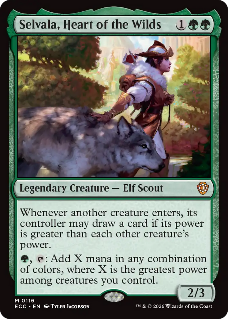 Selvala, Heart of the Wilds [Lorwyn Eclipsed Commander] | Card Citadel