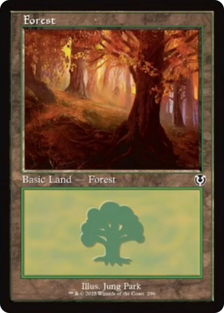 Forest (296) (Retro Frame) [Innistrad Remastered] | Card Citadel