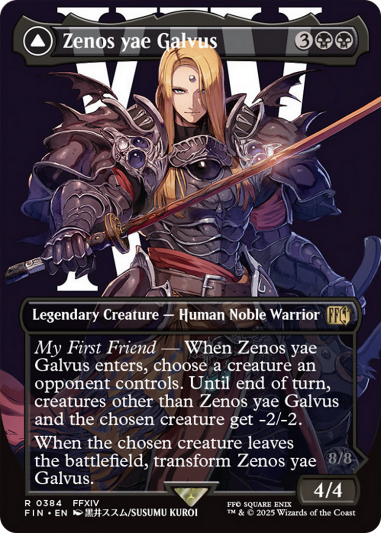 Zenos yae Galvus // Shinryu, Transcendent Rival (Borderless) [FINAL FANTASY] | Card Citadel