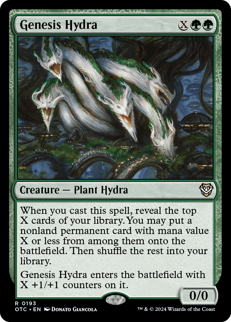 Genesis Hydra [Outlaws of Thunder Junction Commander] | Card Citadel