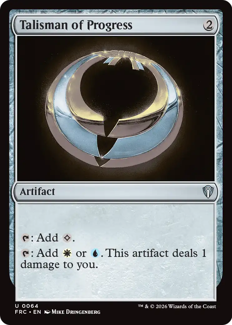 Talisman of Progress [Reality Fracture Commander] | Card Citadel