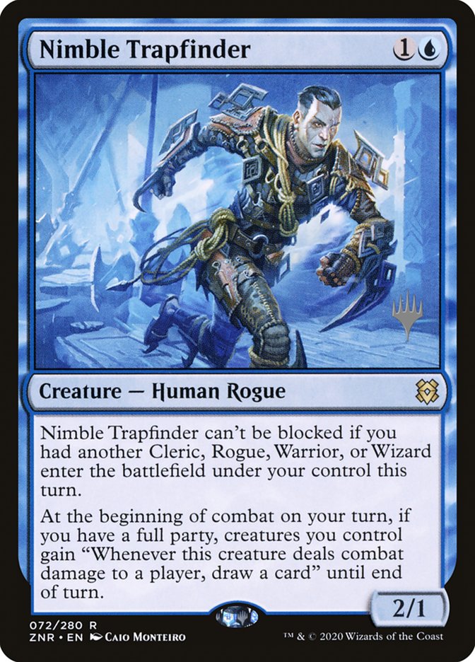 Nimble Trapfinder (Promo Pack) [Zendikar Rising Promos] | Card Citadel