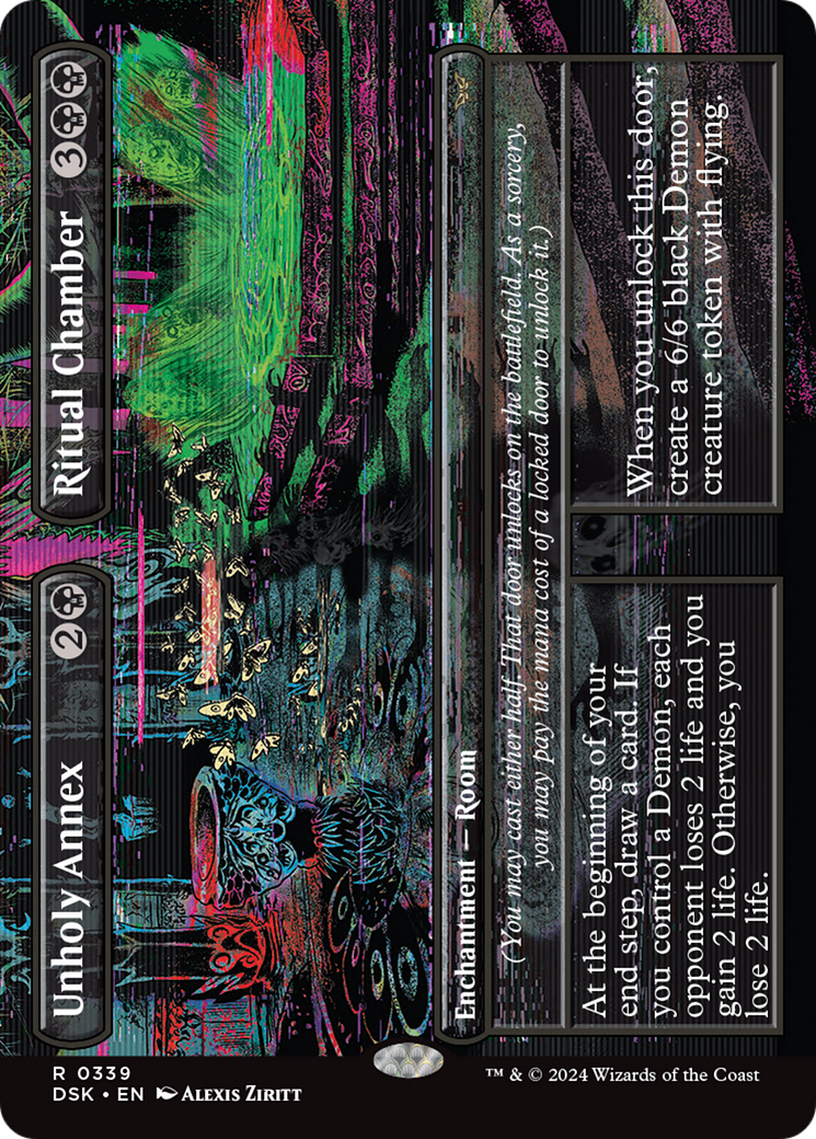 Unholy Annex // Ritual Chamber (Borderless) [Duskmourn: House of Horror] | Card Citadel