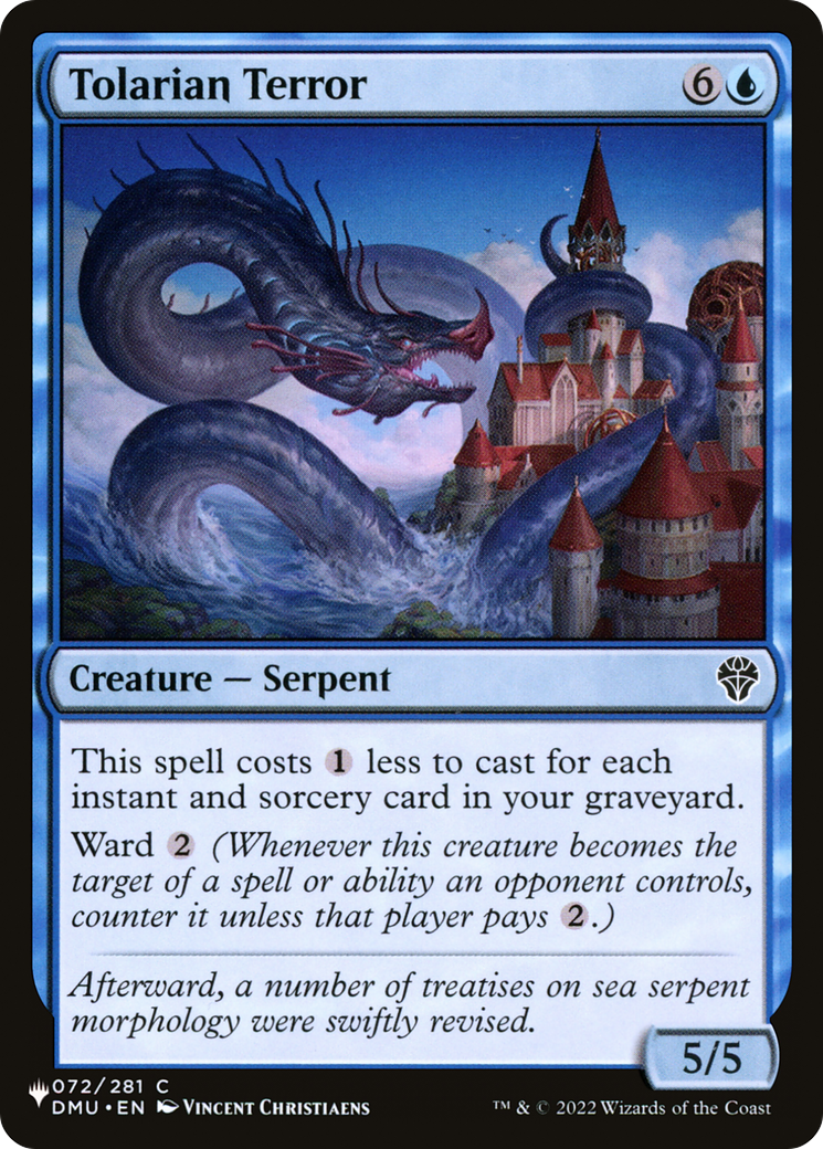 Tolarian Terror [The List Reprints] | Card Citadel