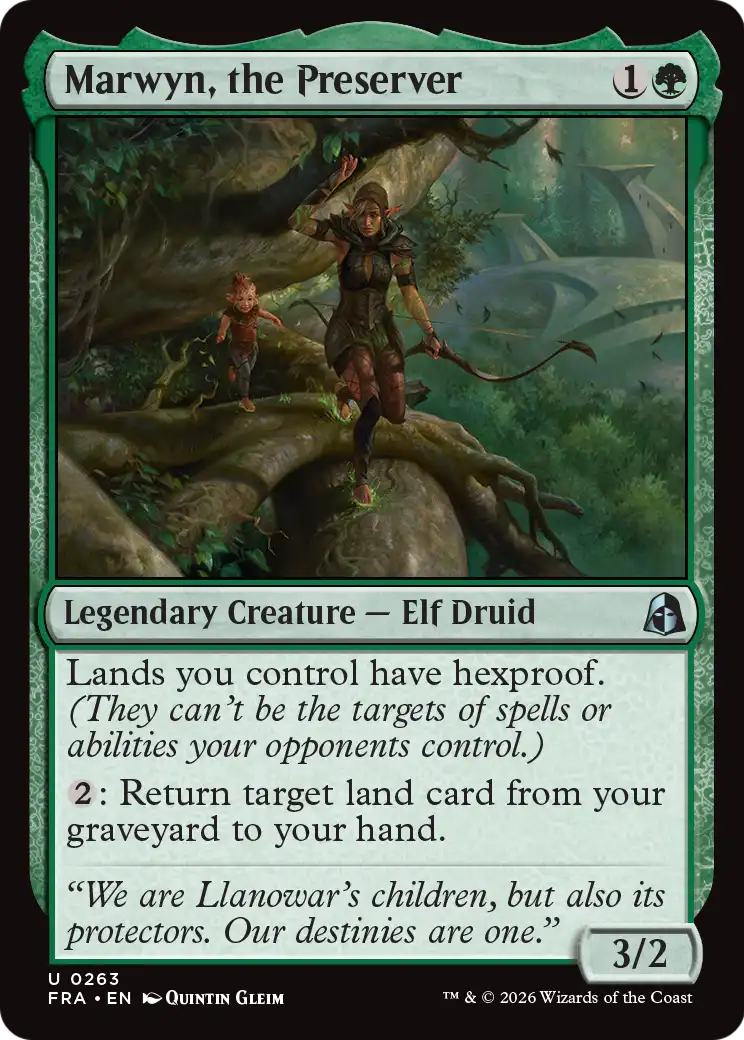 Marwyn, the Preserver [Reality Fracture] | Card Citadel