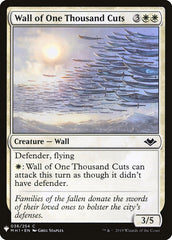 Wall of One Thousand Cuts [Mystery Booster] | Card Citadel