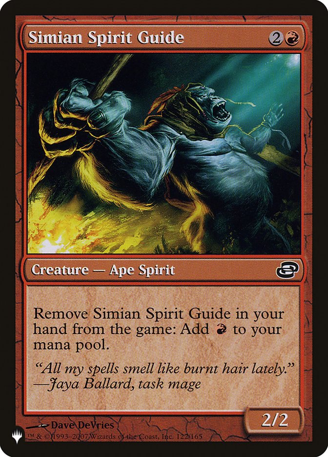 Simian Spirit Guide [The List] | Card Citadel