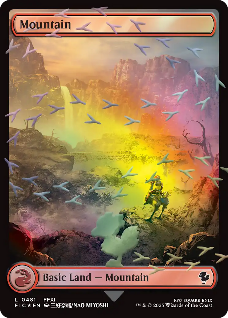 Mountain (Chocobo Track Foil) [FINAL FANTASY Commander] | Card Citadel