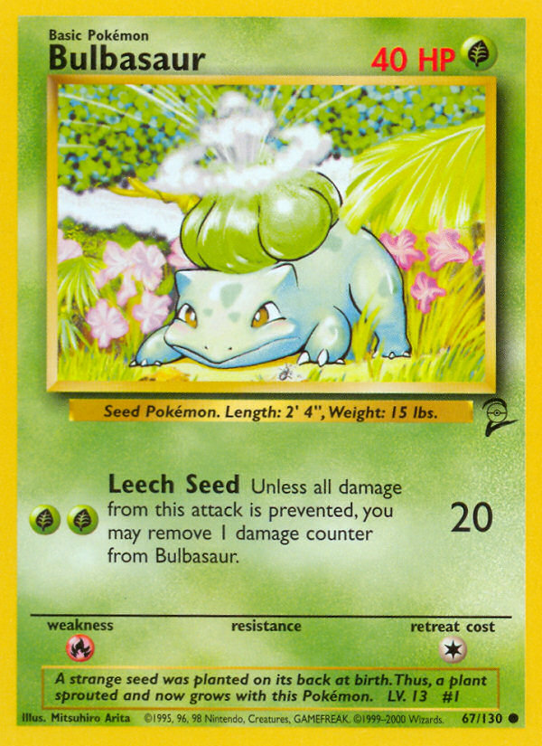 Bulbasaur (67/130) [Base Set 2] | Card Citadel