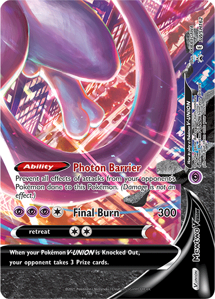 Mewtwo V-Union (SWSH162) [Sword & Shield: Black Star Promos] | Card Citadel