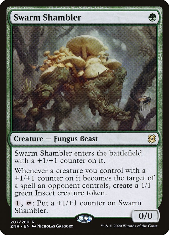 Swarm Shambler (Promo Pack) [Zendikar Rising Promos] | Card Citadel