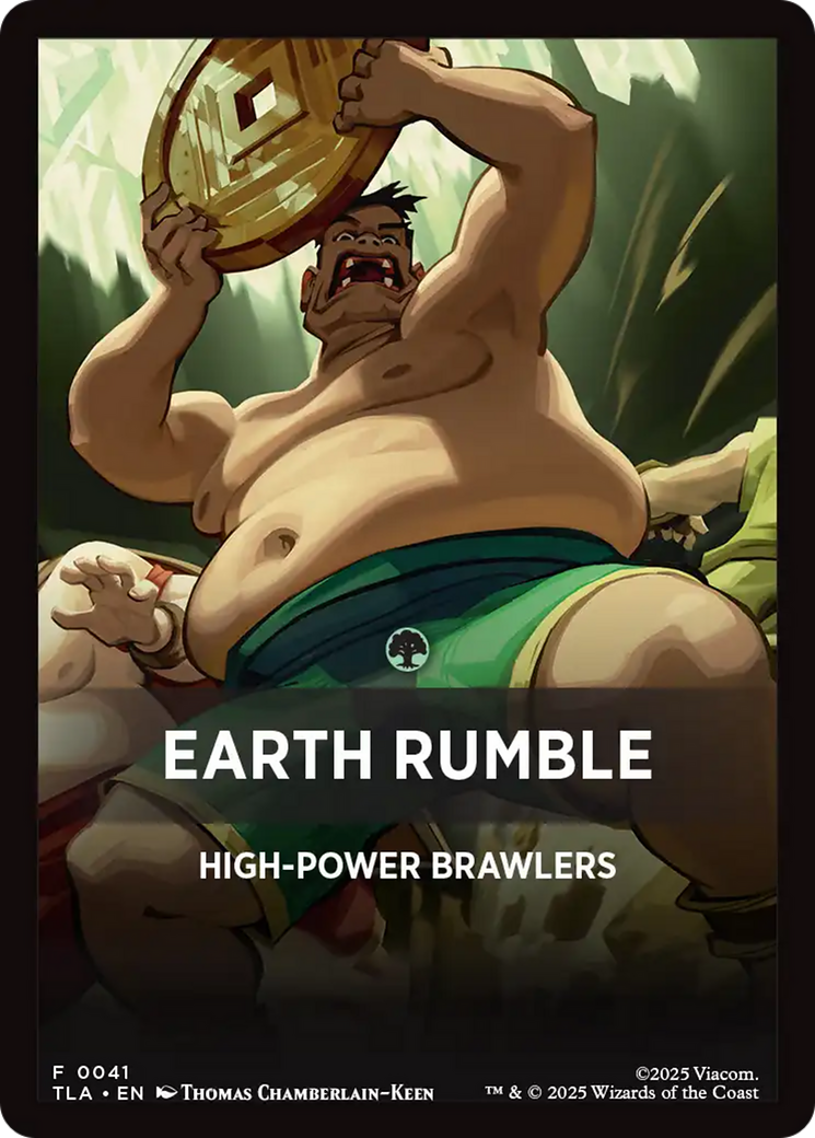 Earth Rumble Theme Card [Avatar: The Last Airbender Tokens] | Card Citadel